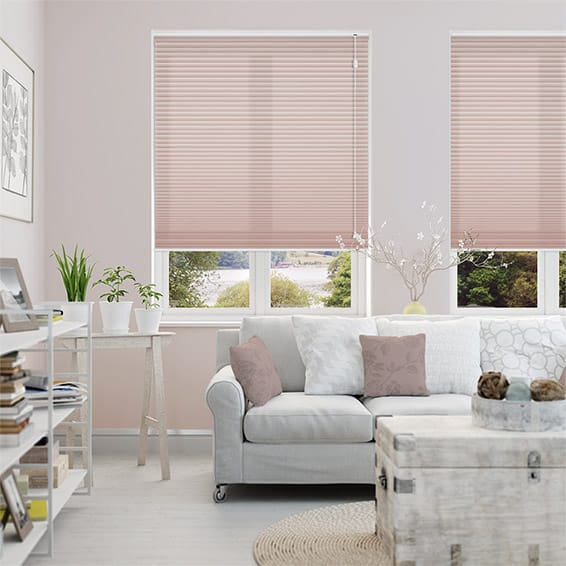 DuoLight Dusky Pink Thermal Blind