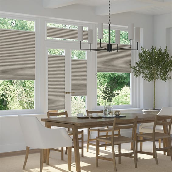 PerfectFIT DuoLight Grain Fossil Grey Thermal Conservatory Blind