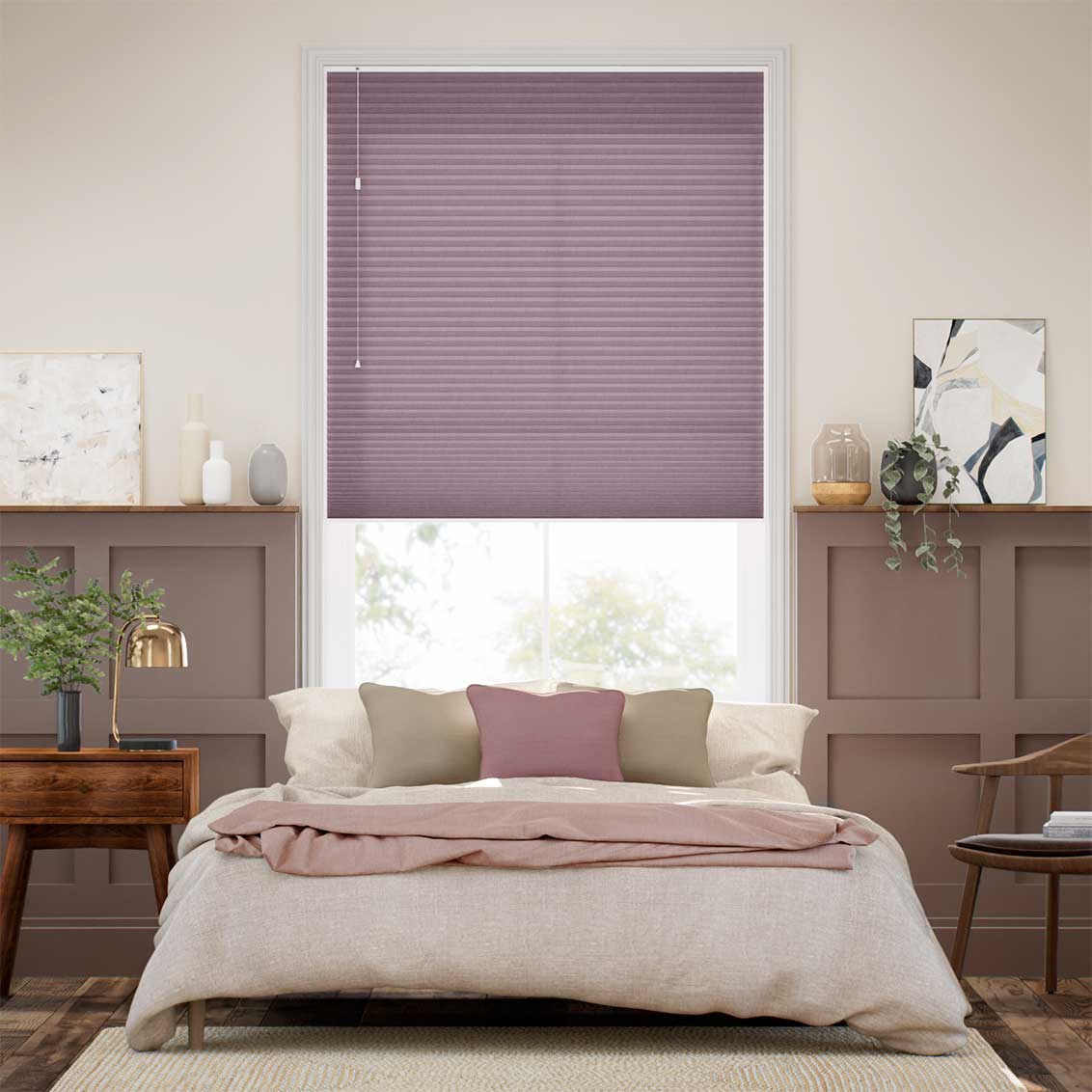 DuoLight Lilith Mulberry Thermal Blind