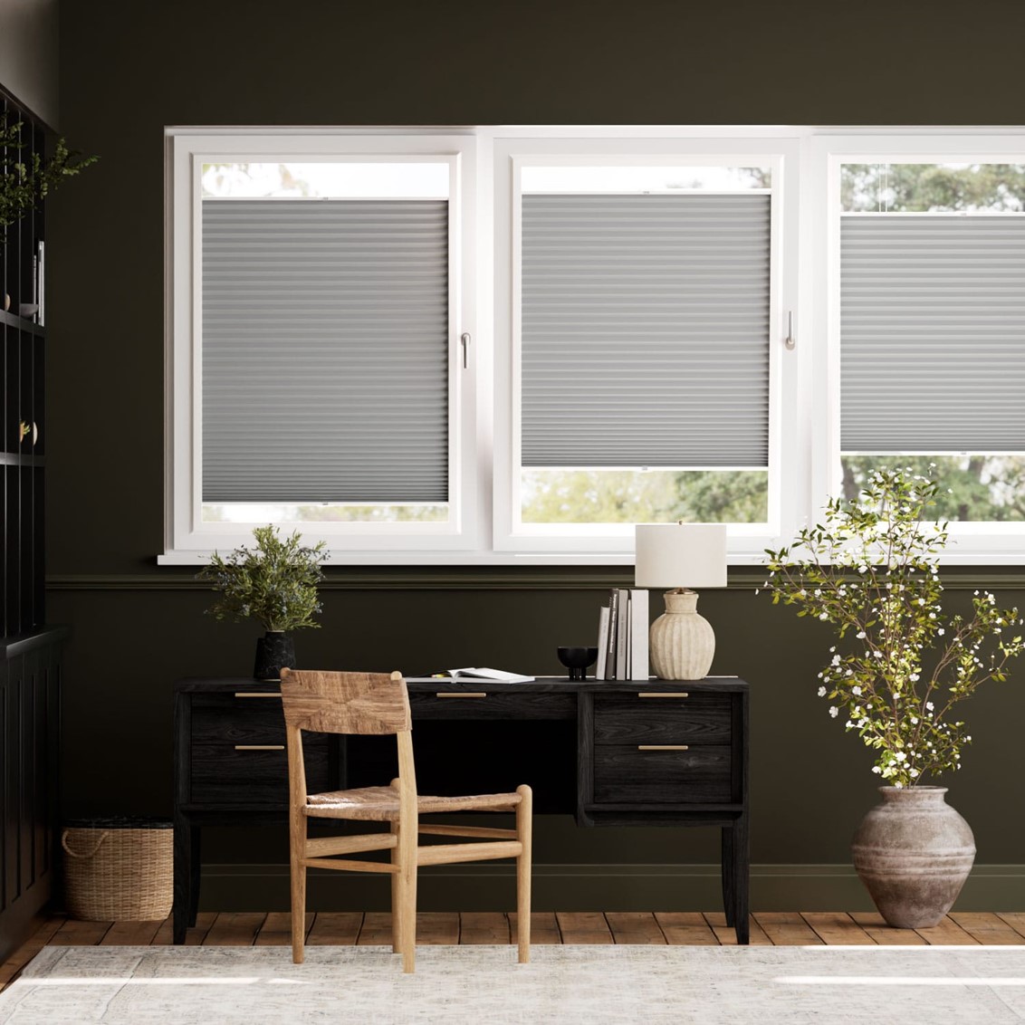 PerfectFIT DuoLight Nickel Grey Thermal Blind