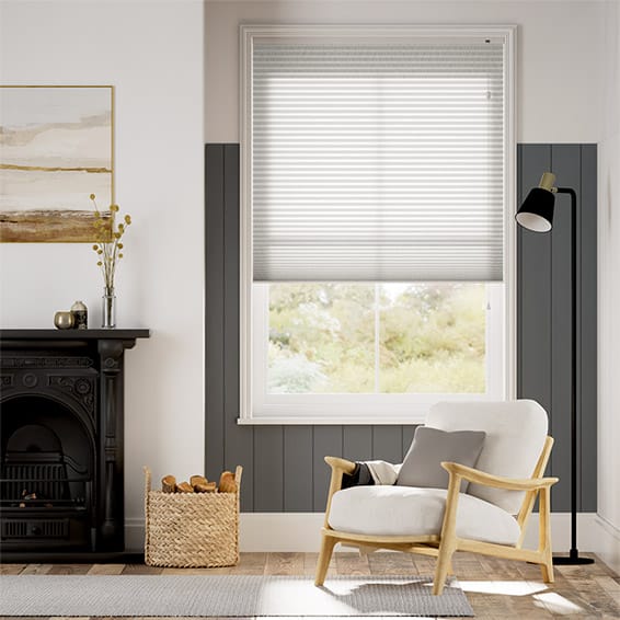 DuoLight Strie Soft Grey Thermal Blind