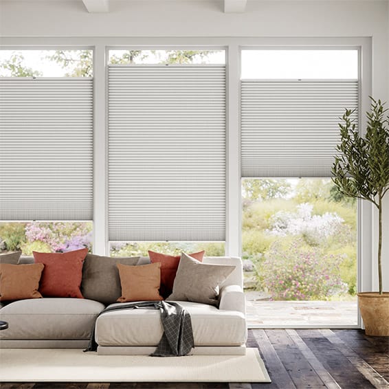 DuoLight Strie Soft Grey EasiFIT Thermal Blind