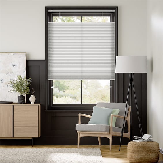 DuoLight Top Down/Bottom Up Strie Soft Grey Thermal Blind