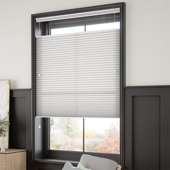 DuoLight Top Down/Bottom Up Strie Soft Grey Thermal Blind