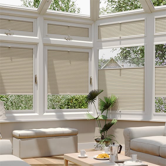 PerfectFIT DuoShade Beige Thermal Conservatory Blind