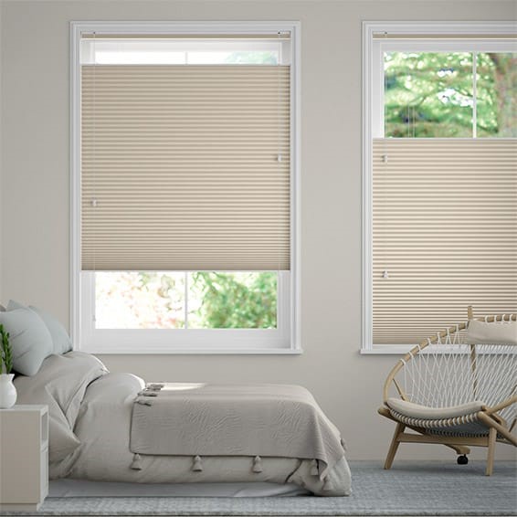 DuoShade Top Down/Bottom Up Beige Thermal Blind