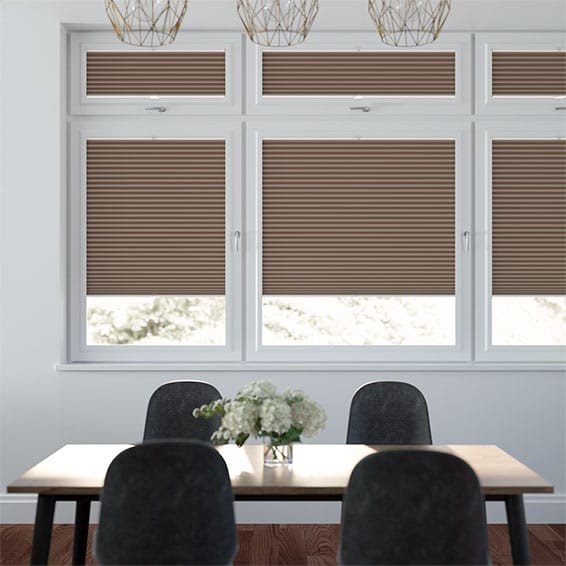 PerfectFIT DuoShade Chocolate Thermal Blind