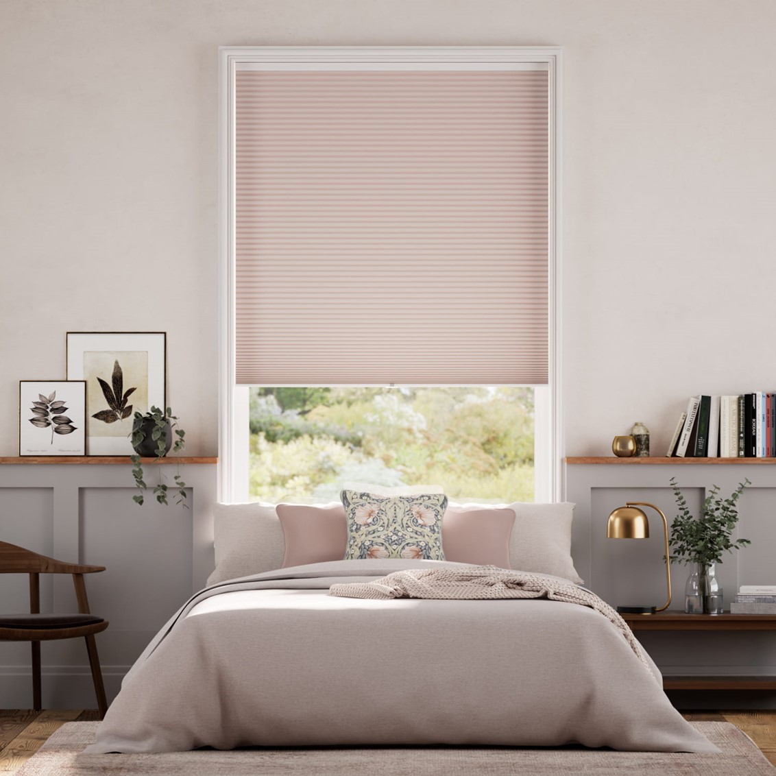 DuoShade Cordless Baby Blush Thermal Blind