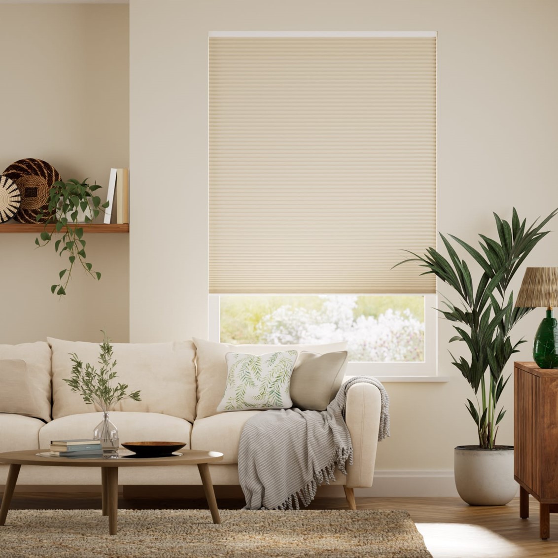 DuoShade Cordless Cornsilk Thermal Blind