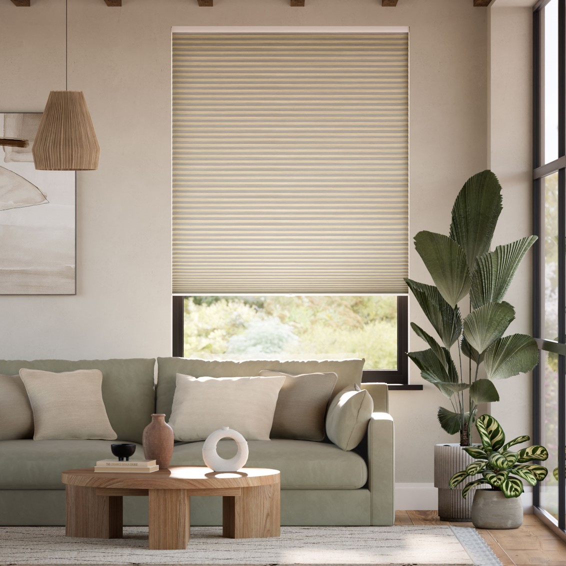 DuoShade Cordless Grain Parchment Thermal Blind