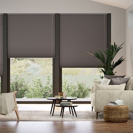 DuoShade Dark Grey Thermal Blind