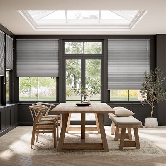 DuoShade Grain Urban Grey Thermal Blind