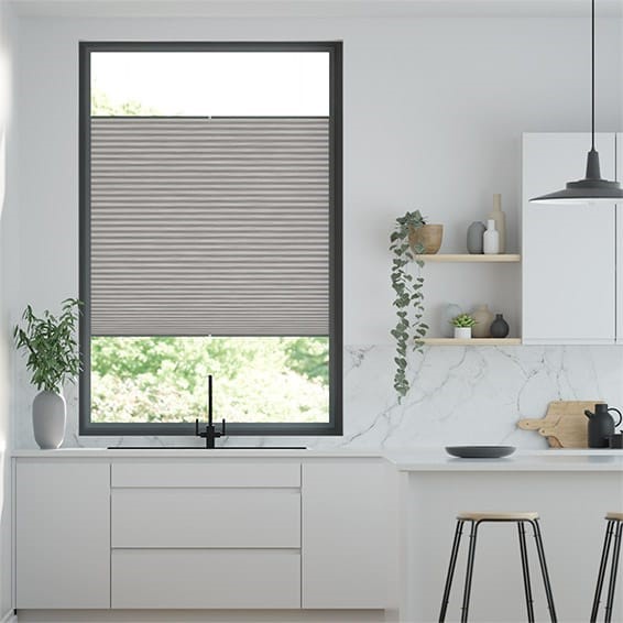 PerfectFIT DuoShade Grain Urban Grey Thermal Blind