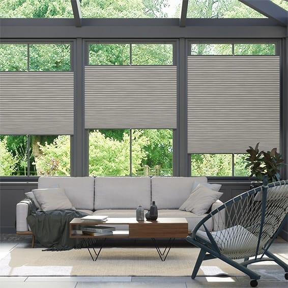 PerfectFIT DuoShade Grain Urban Grey Thermal Conservatory Blind