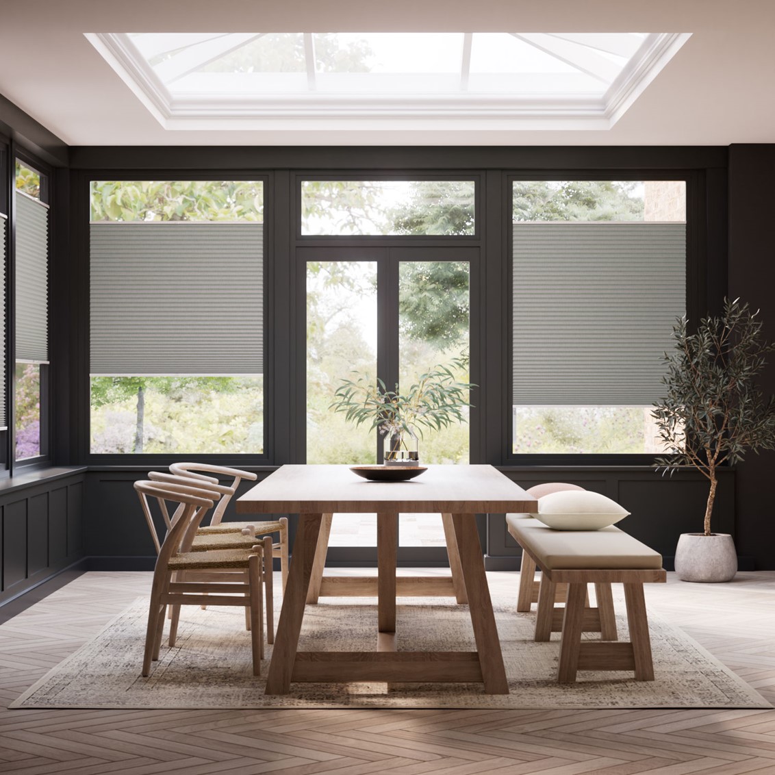 DuoShade Graphite EasiFIT Thermal Blind