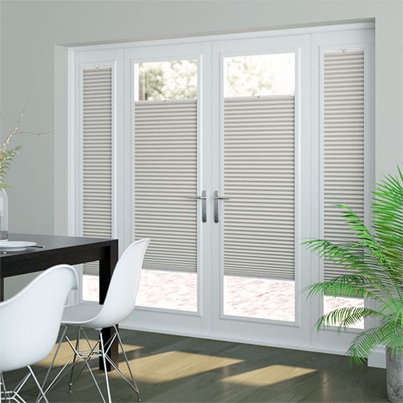 PerfectFIT DuoShade Grey Thermal Blind