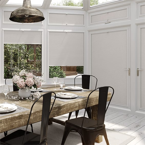 PerfectFIT DuoShade Grey Thermal Conservatory Blind