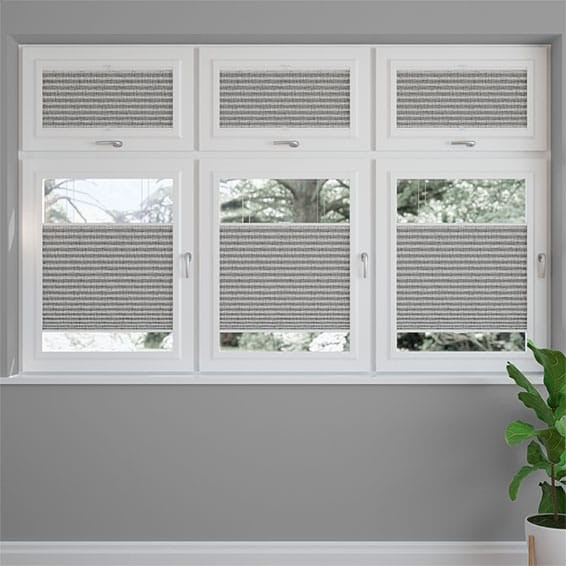 PerfectFIT DuoShade Grey Weave Thermal Blind