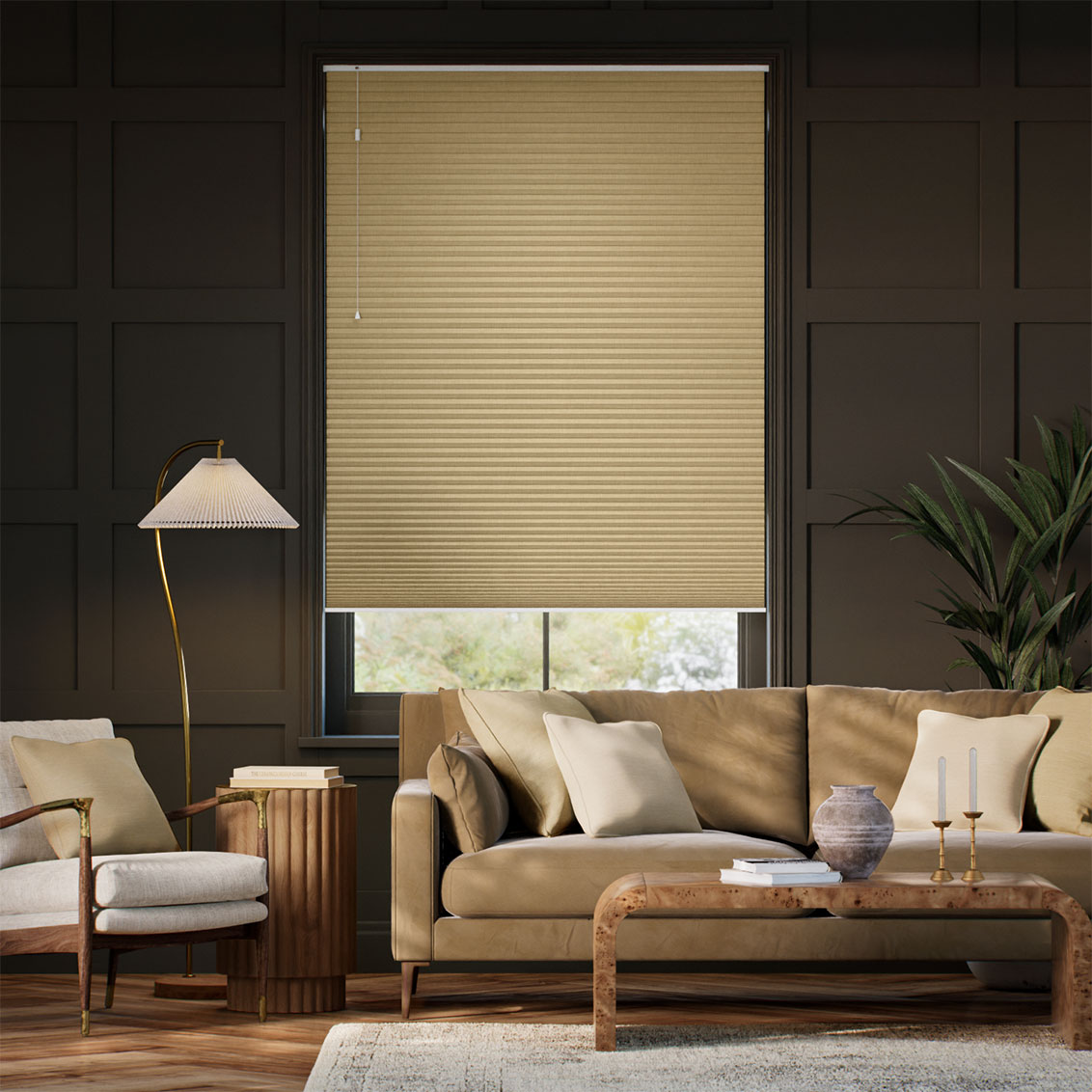 DuoShade Lilith Gold Thermal Blind