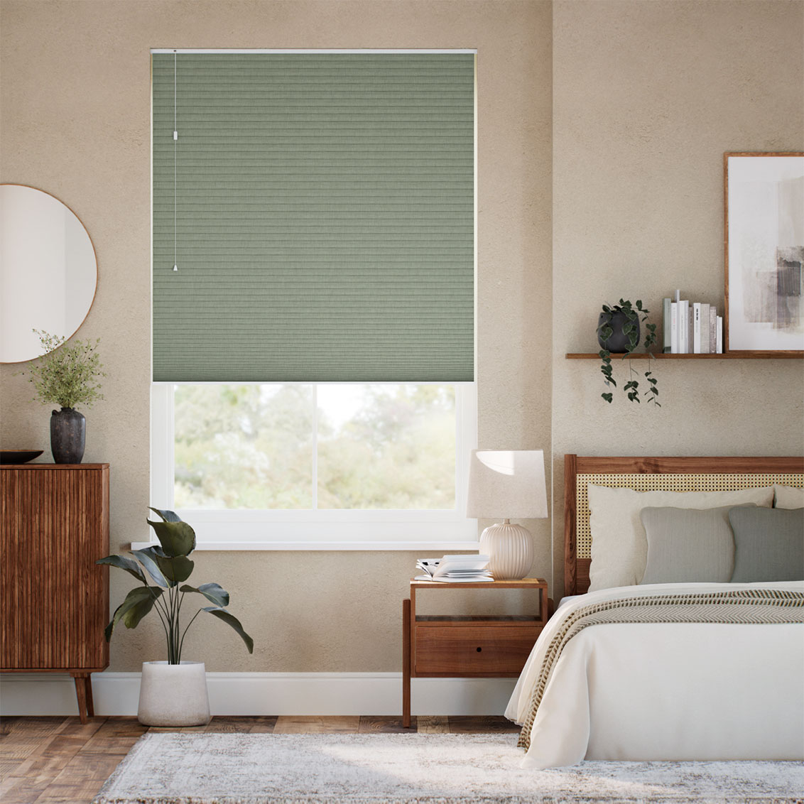 DuoShade Lilith Sage Thermal Blind