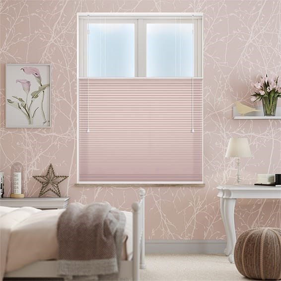 DuoShade Top Down/Bottom Up Pink Blush Thermal Blind