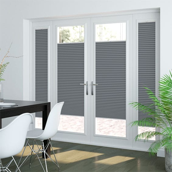 PerfectFIT DuoShade Slate Blue Thermal Blind