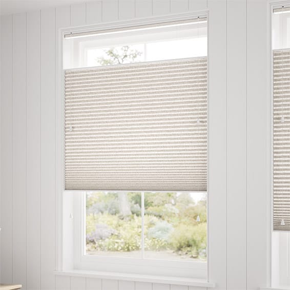 DuoShade Top Down/Bottom Up Crackle Alabaster Thermal Blind