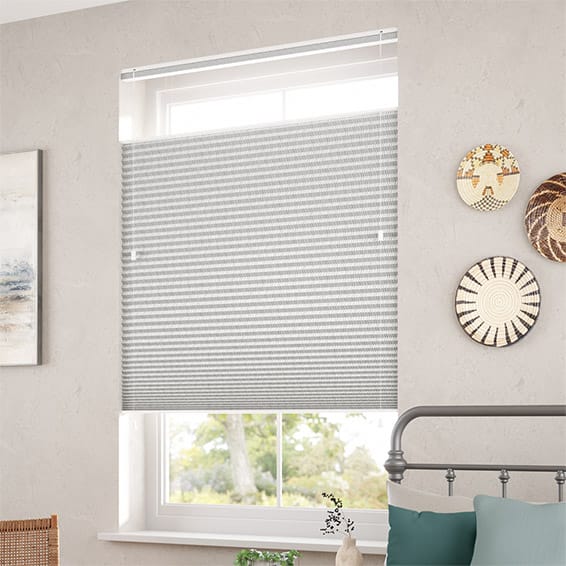 DuoShade Top Down/Bottom Up Strie Soft Grey Thermal Blind