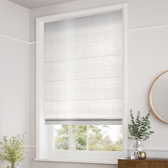 Dupioni Faux Silk Pearl Roman Blind | Blinds 2go™