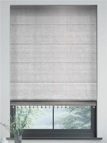 Dupioni Faux Silk Platinum & Mineral Roman Blind thumbnail image