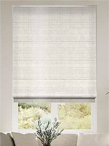 Dupioni Faux Silk Starlight Grey Roman Blind thumbnail image