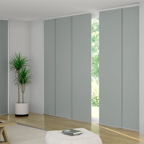 Sliding Panel Blinds, Grey Panel Blinds Perfect for Wider Window