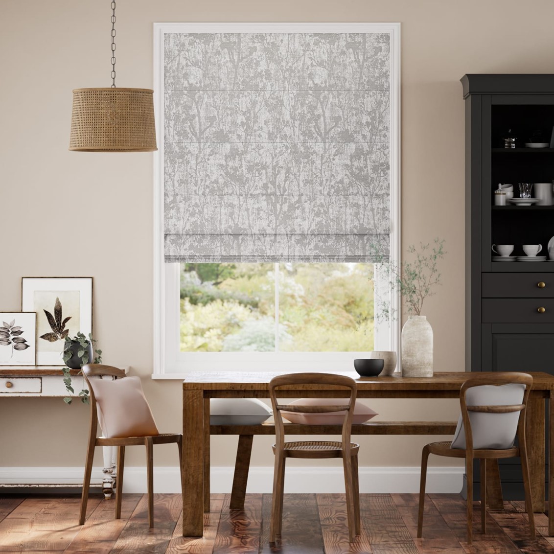 Eco-Friendly Astrid Silver Roman Blind