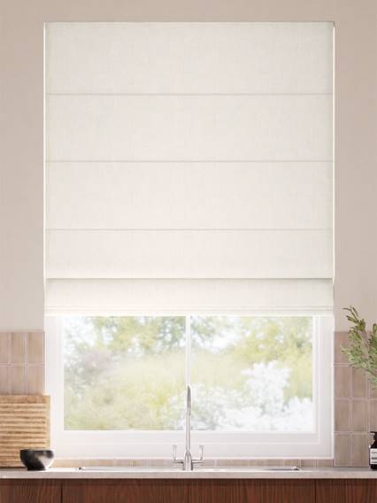 Eco-Friendly Nyah Chalk Roman Blind thumbnail image