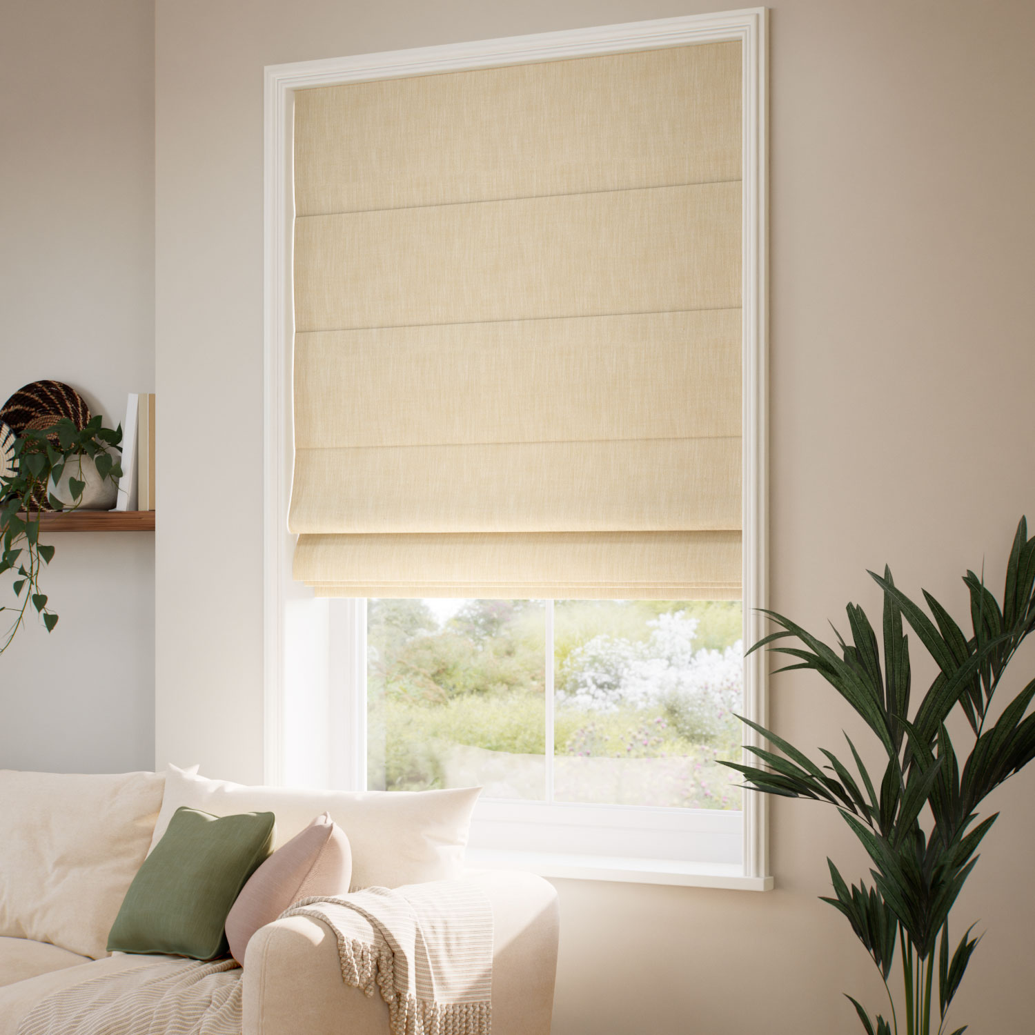 Eco-Friendly Nyah Sand Roman Blind