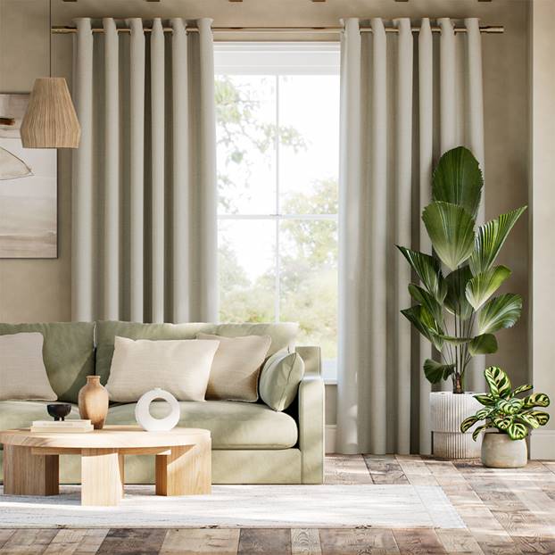 Eco-Friendly Caro Neutral Curtains thumbnail image