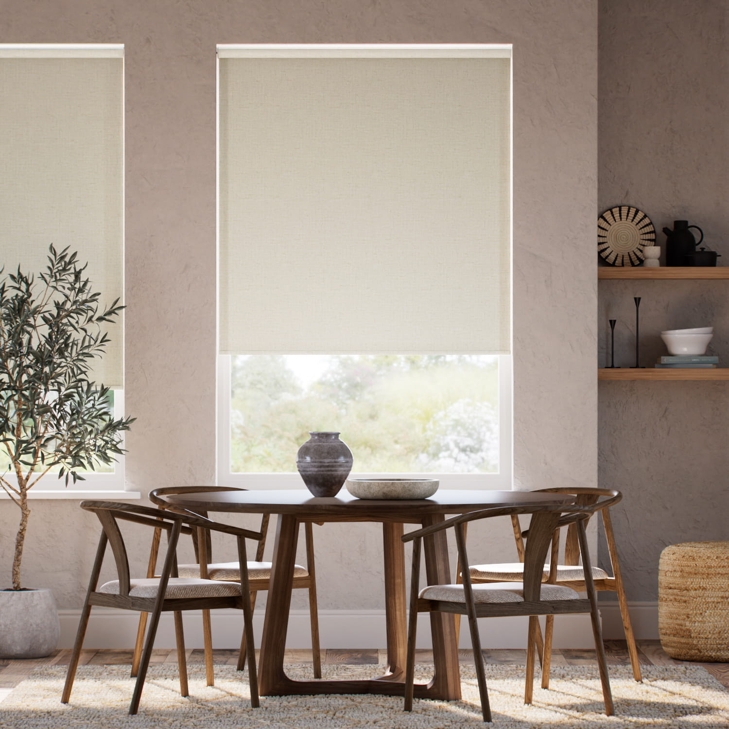 Choices Eco-Friendly Caro Neutral Roller Blind