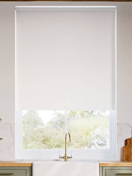 Choices Eco-Friendly Caro White Roller Blind thumbnail image