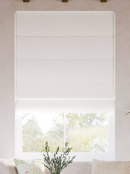 Eco-Friendly Caro White Roman Blind thumbnail image