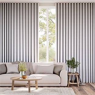 Eco-Friendly Chevron Stripe Dove Curtains thumbnail image