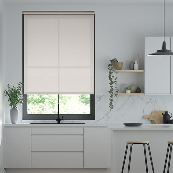 Eco-Friendly Dimout Dove Grey Roller Blind