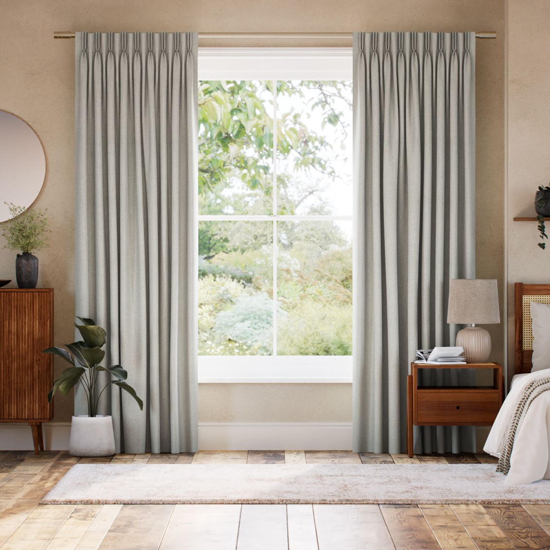 Isabella Storm Grey Curtains