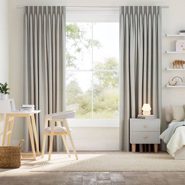 Lydia Grey Wash Curtains thumbnail image