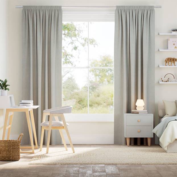 Lydia Grey Wash Curtains thumbnail image