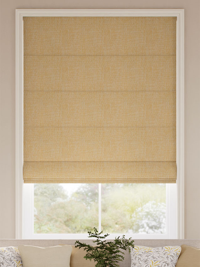 Lydia Ochre Roman Blind thumbnail image