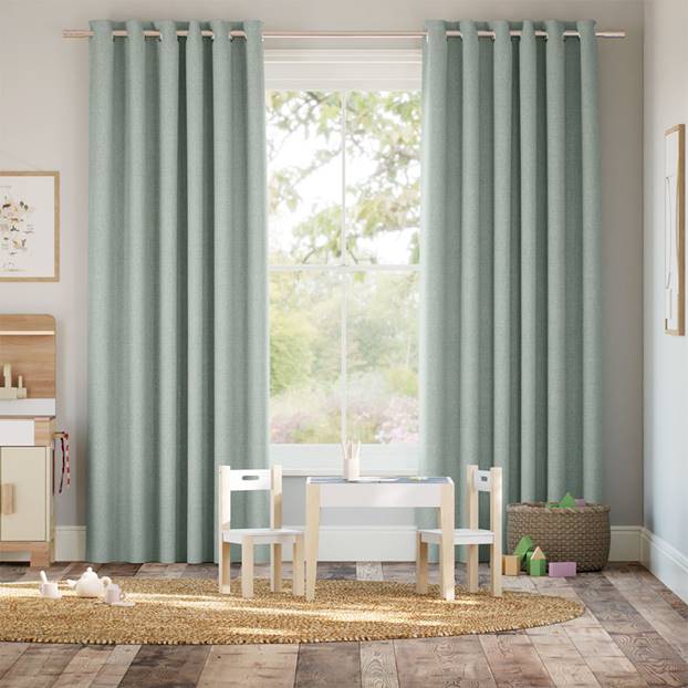 Lydia Sky Blue Curtains thumbnail image