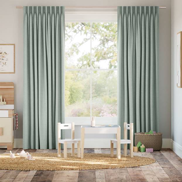 Lydia Sky Blue Curtains thumbnail image