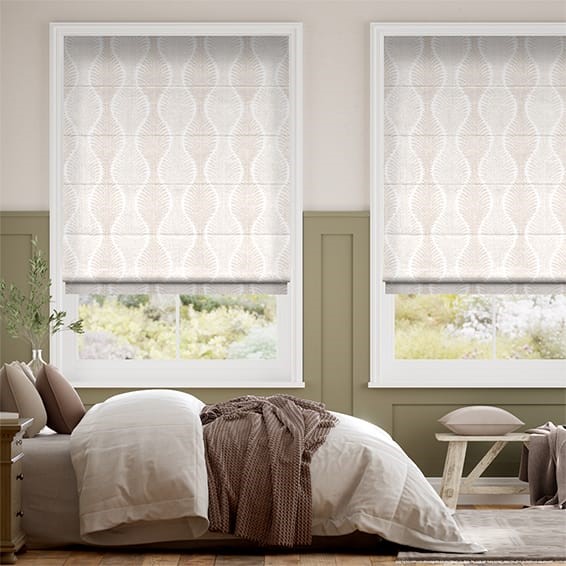 Eco-Friendly Phoebe Ivory Roman Blind