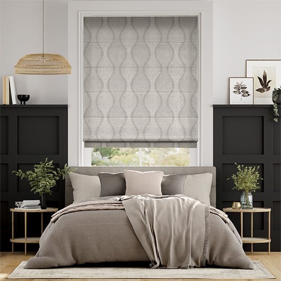 Eco-Friendly Phoebe Silver Roman Blind