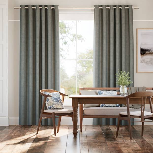 Eco-Friendly Riley Dolphin Grey Curtains thumbnail image